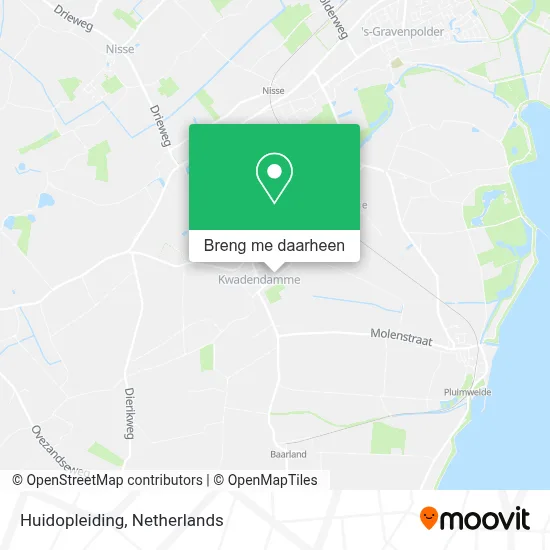 Huidopleiding kaart