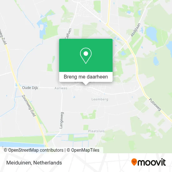 Meiduinen kaart
