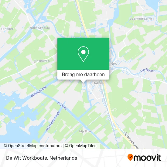 De Wit Workboats kaart