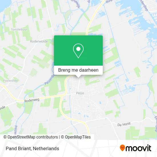 Pand Briant kaart