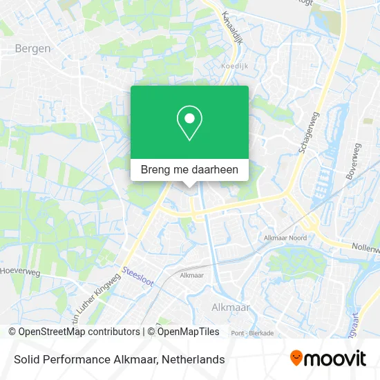 Solid Performance Alkmaar kaart
