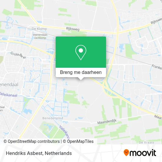 Hendriks Asbest kaart