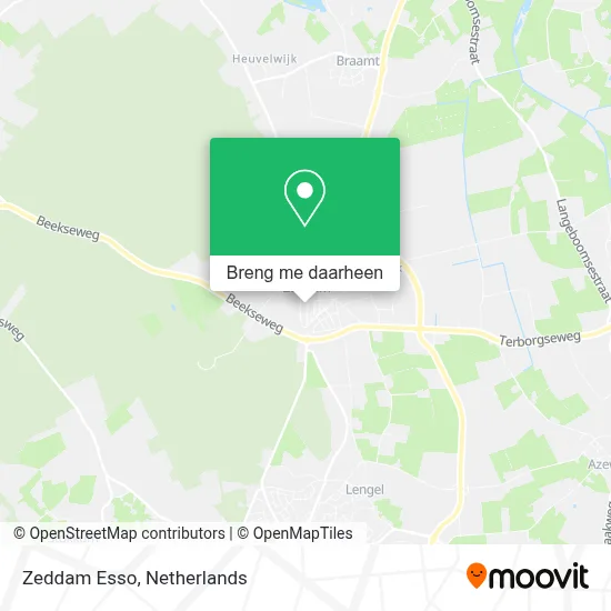 Zeddam Esso kaart