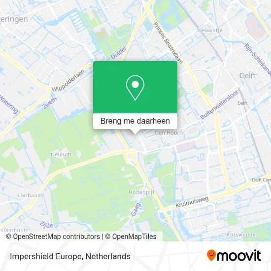 Impershield Europe kaart
