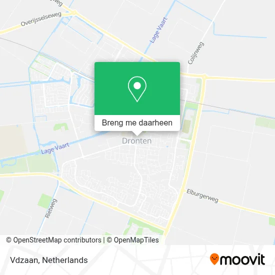 Vdzaan kaart