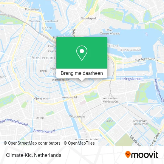 Climate-Kic kaart