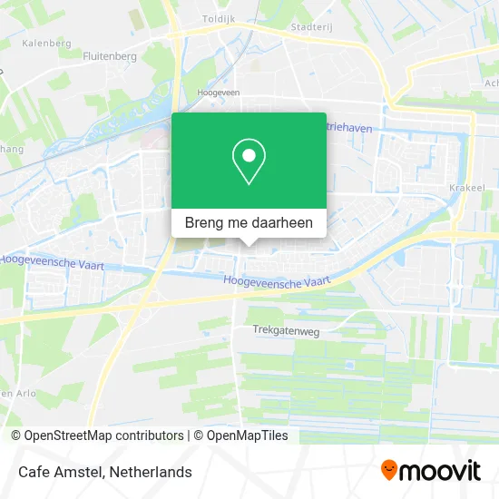Cafe Amstel kaart