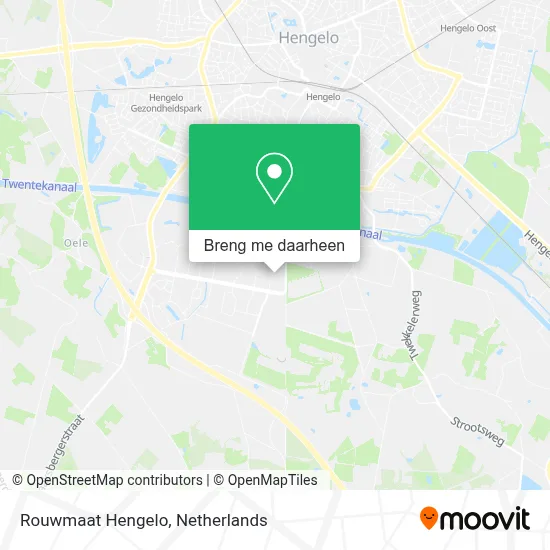 Rouwmaat Hengelo kaart
