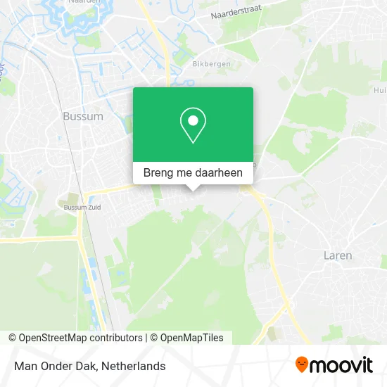 Man Onder Dak kaart