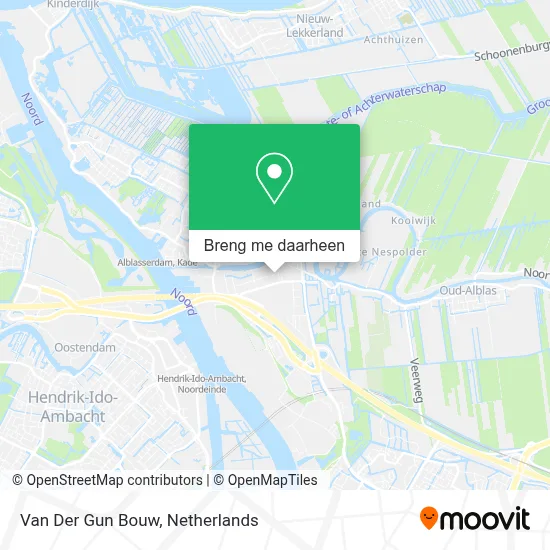 Van Der Gun Bouw kaart