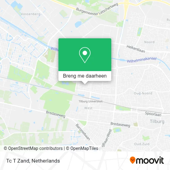 Tc T Zand kaart
