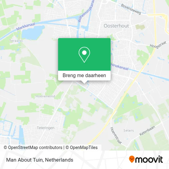 Man About Tuin kaart