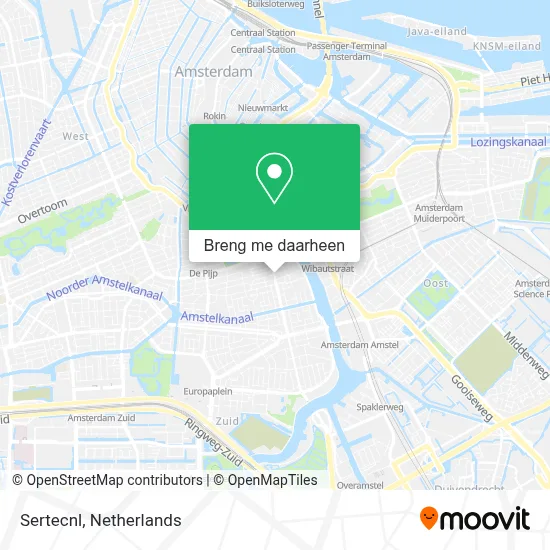 Sertecnl kaart
