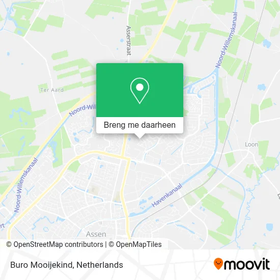 Buro Mooijekind kaart