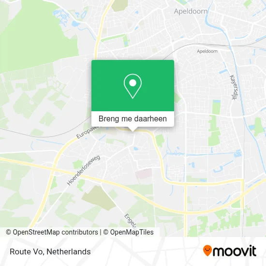 Route Vo kaart