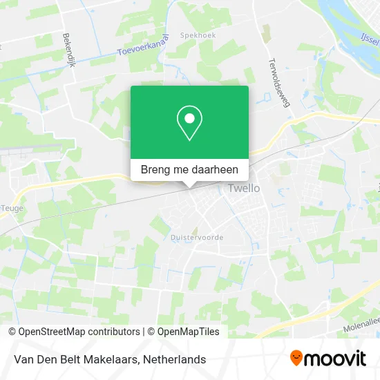 Van Den Belt Makelaars kaart