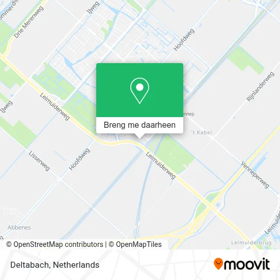 Deltabach kaart