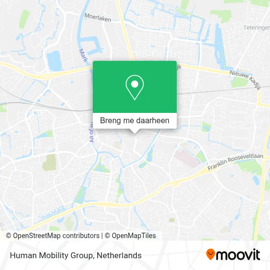 Human Mobility Group kaart