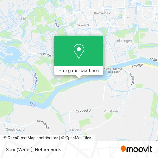 Spui (Water) kaart