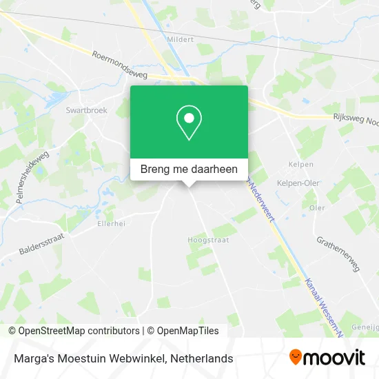 Marga's Moestuin Webwinkel kaart