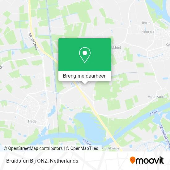 Bruidsfun Bij ONZ kaart