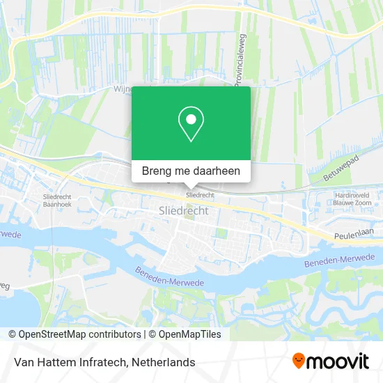 Van Hattem Infratech kaart