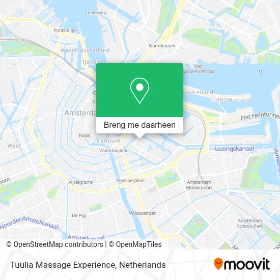 Tuulia Massage Experience kaart