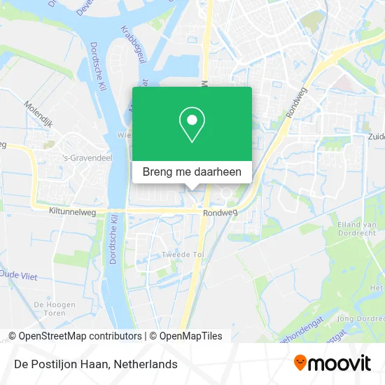 De Postiljon Haan kaart