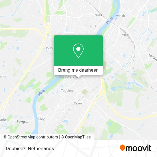 Debbieez kaart