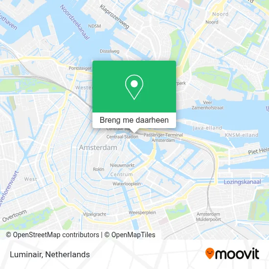 Luminair kaart