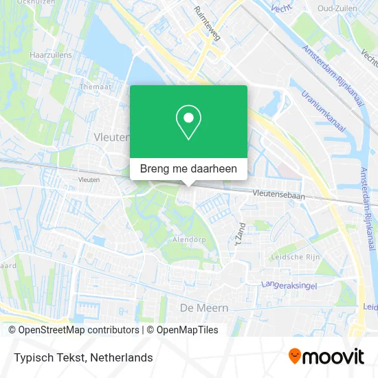 Typisch Tekst kaart