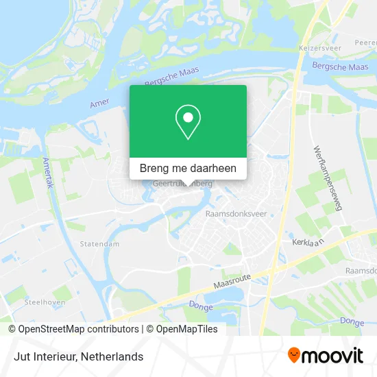 Jut Interieur kaart