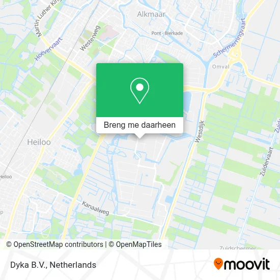 Dyka B.V. kaart