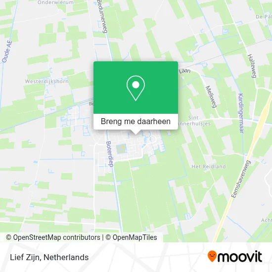 Lief Zijn kaart