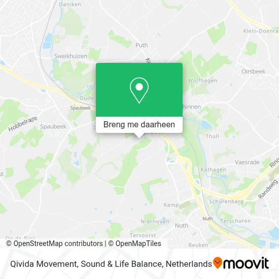 Qivida Movement, Sound & Life Balance kaart
