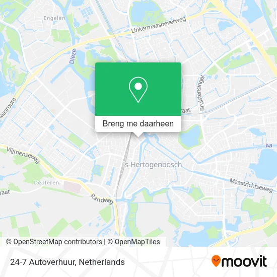24-7 Autoverhuur kaart