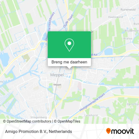 Amigo Promotion B.V. kaart