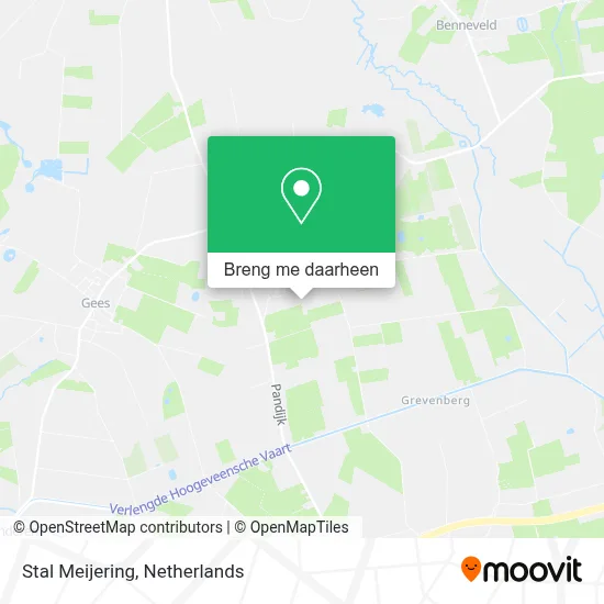 Stal Meijering kaart