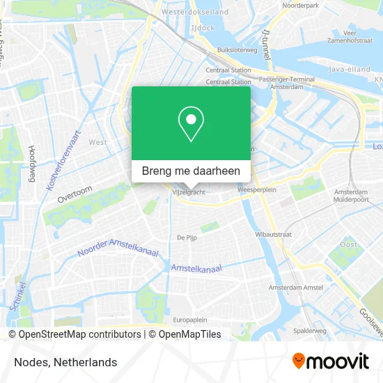 Nodes kaart