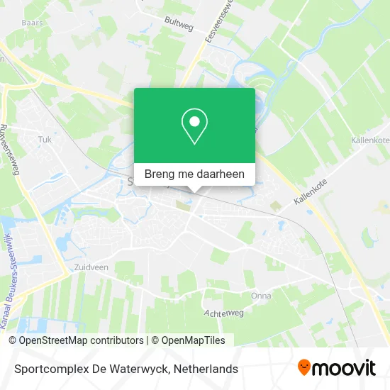 Sportcomplex De Waterwyck kaart