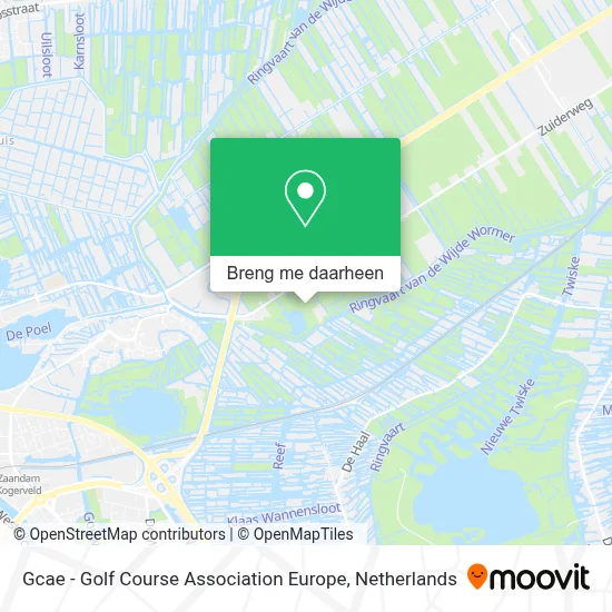 Gcae - Golf Course Association Europe kaart