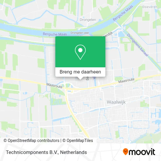 Technicomponents B.V. kaart