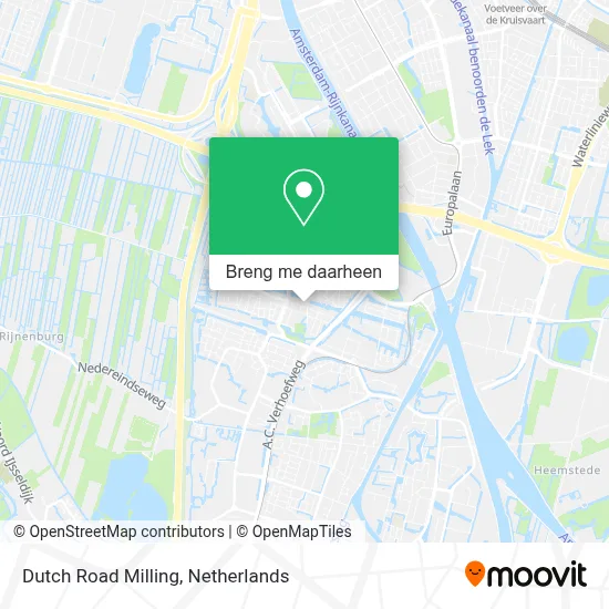 Dutch Road Milling kaart