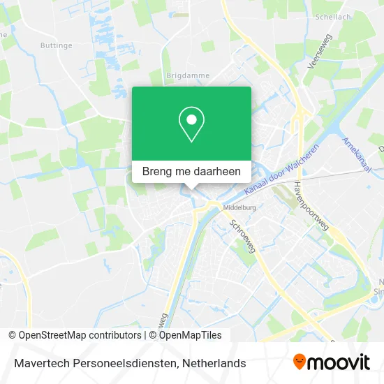 Mavertech Personeelsdiensten kaart