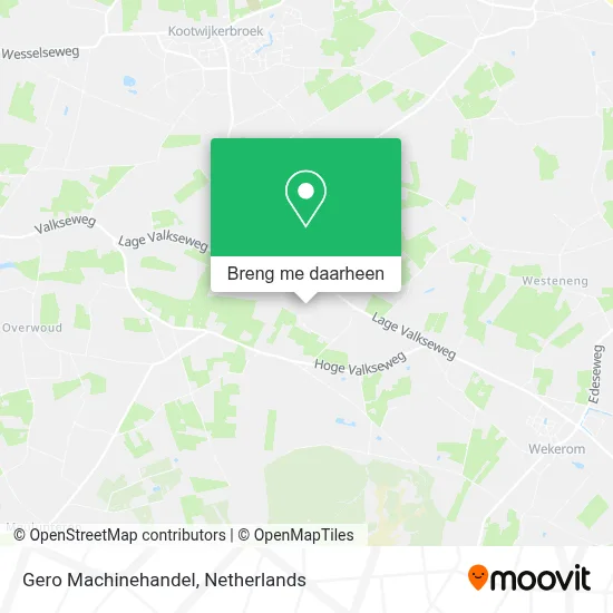 Gero Machinehandel kaart