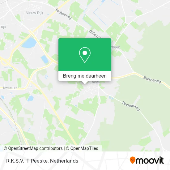 R.K.S.V. 'T Peeske kaart