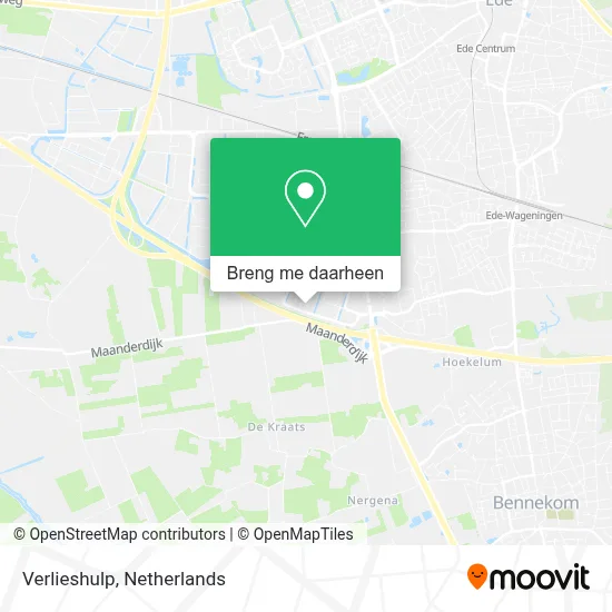 Verlieshulp kaart