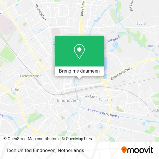 Tech United Eindhoven kaart