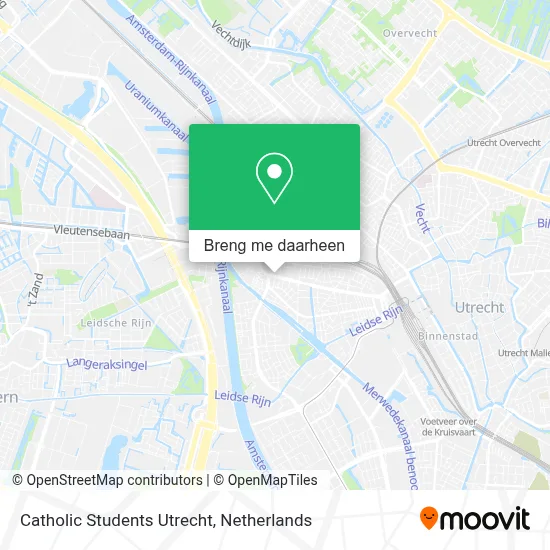 Catholic Students Utrecht kaart