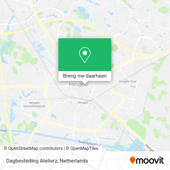 Dagbesteding Atelierz kaart